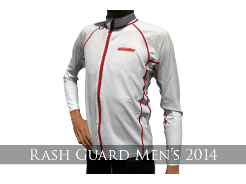 長袖ラッシュガード2014（ダイバーズラッシュ）フロントジッパーオープンメンズ