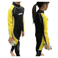 dlife[デライフ]3mmキッズ用ウェットスーツ手足首ファスナー付[フルスーツ]ウエットスーツ